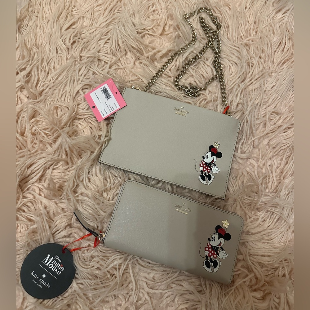 Kate Spade Minnie Mouse Crossbody and Wallet